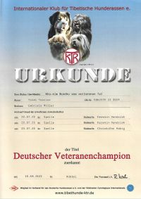 Deutscher Veteranenchampion KTR